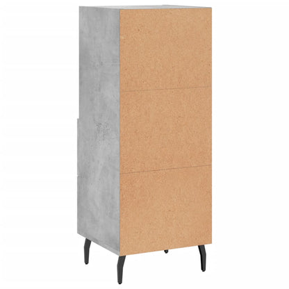 Sideboard Betongrau 34,5x34x90 cm Holzwerkstoff