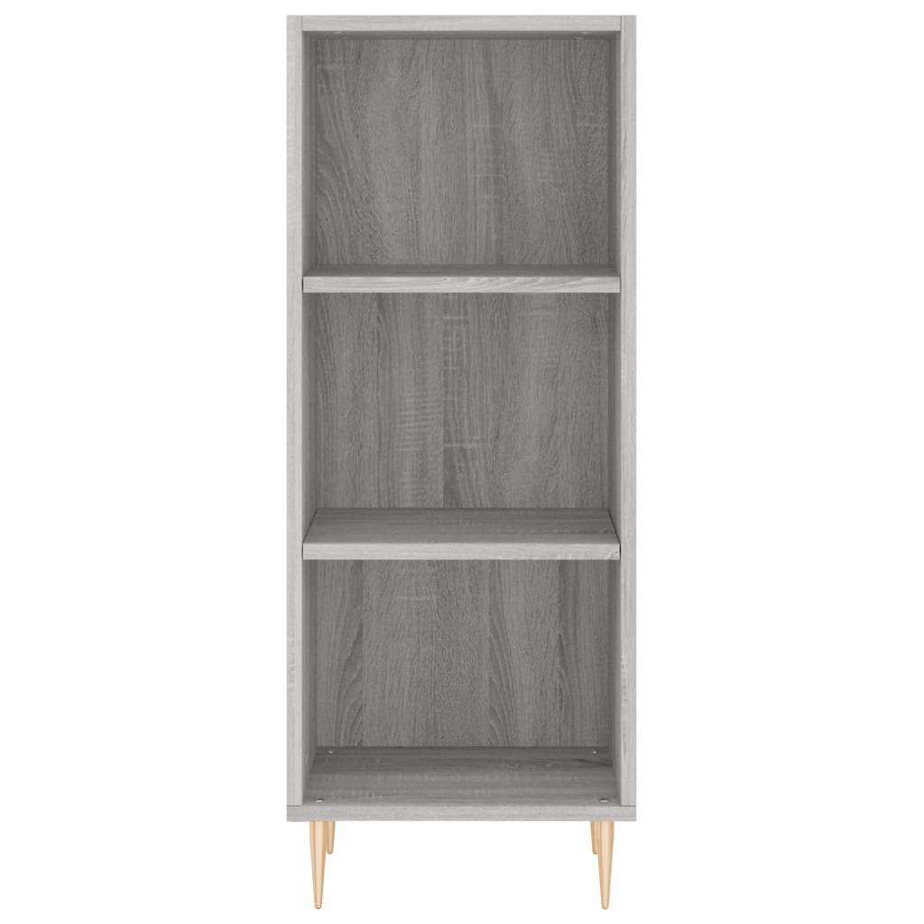Sideboard Grau Sonoma 34,5x32,5x90 cm Holzwerkstoff