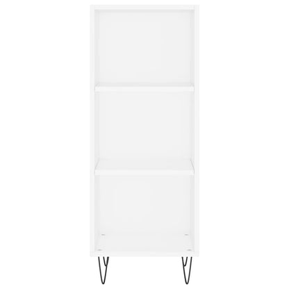 Skænk Hvid 34,5x32,5x90 cm Træ Materiale