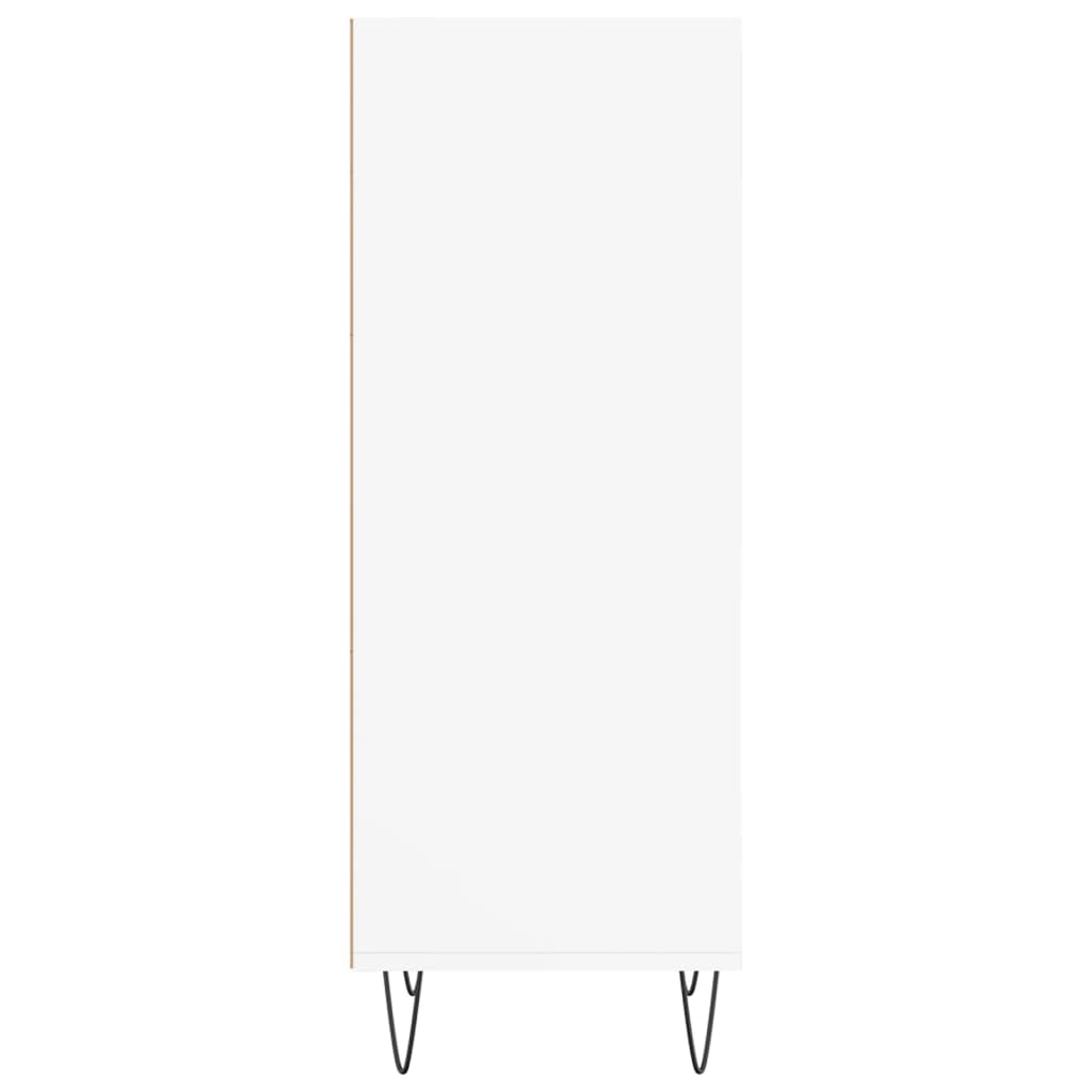 Skænk Hvid 34,5x32,5x90 cm Træ Materiale