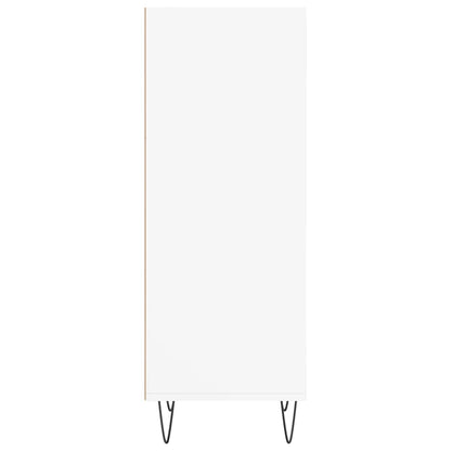 Skænk Hvid 34,5x32,5x90 cm Træ Materiale