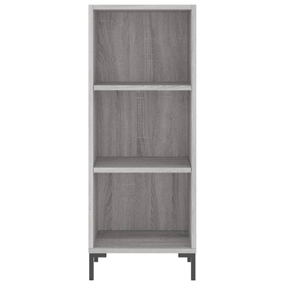 Sideboard Grau Sonoma 34,5x32,5x90 cm Holzwerkstoff