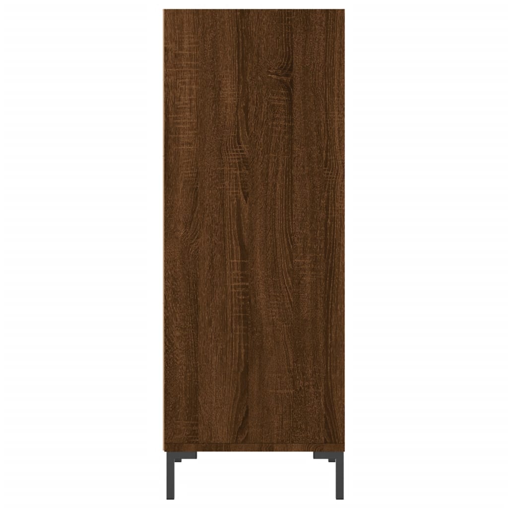 Sideboard Braun Eichen-Optik 34,5x32,5x90 cm Holzwerkstoff