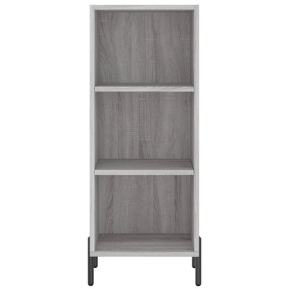 Sideboard Grau Sonoma 34,5x32,5x90 cm Holzwerkstoff