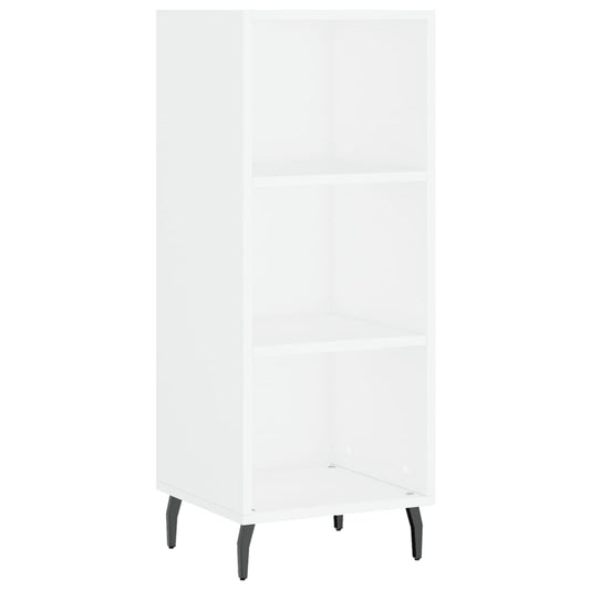Skænk Hvid 34,5x32,5x90 cm Træ Materiale