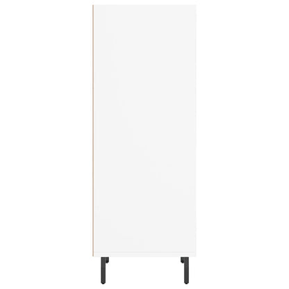 Skænk Hvid 34,5x32,5x90 cm Træ Materiale