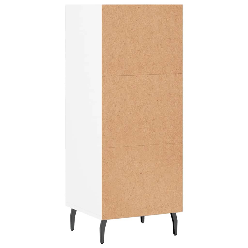 Skænk Hvid 34,5x32,5x90 cm Træ Materiale