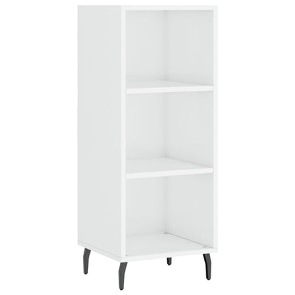 Skænk Højglans Hvid 34,5x32,5x90 cm Træmateriale