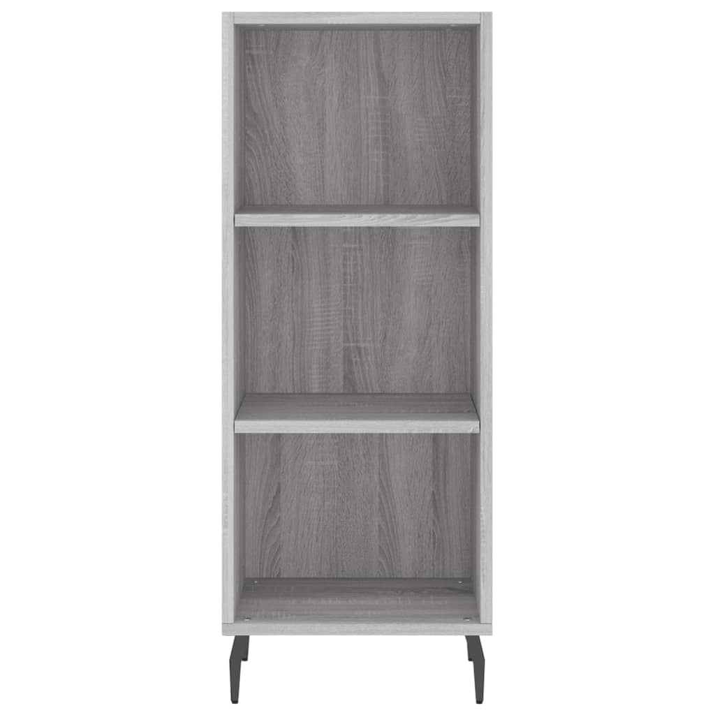 Sideboard Grau Sonoma 34,5x32,5x90 cm Holzwerkstoff