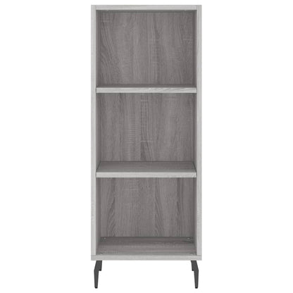 Sideboard Grau Sonoma 34,5x32,5x90 cm Holzwerkstoff