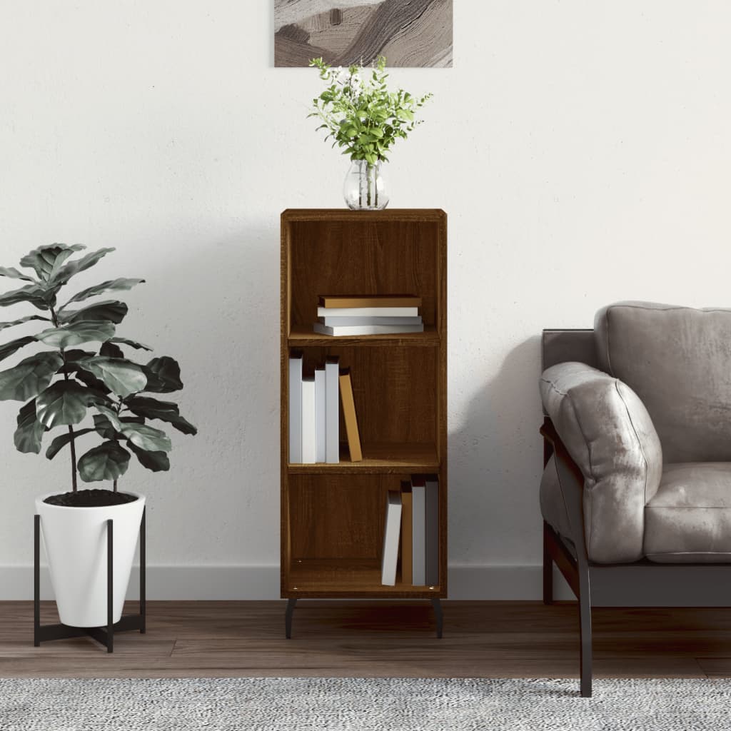 Skænk Brun Eg Look 34,5x32,5x90 cm Træmateriale