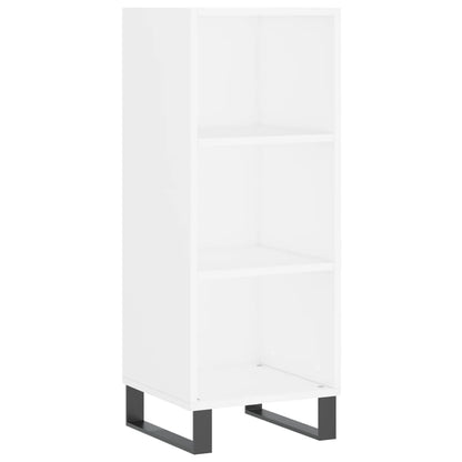 Skænk Hvid 34,5x32,5x90 cm Træ Materiale