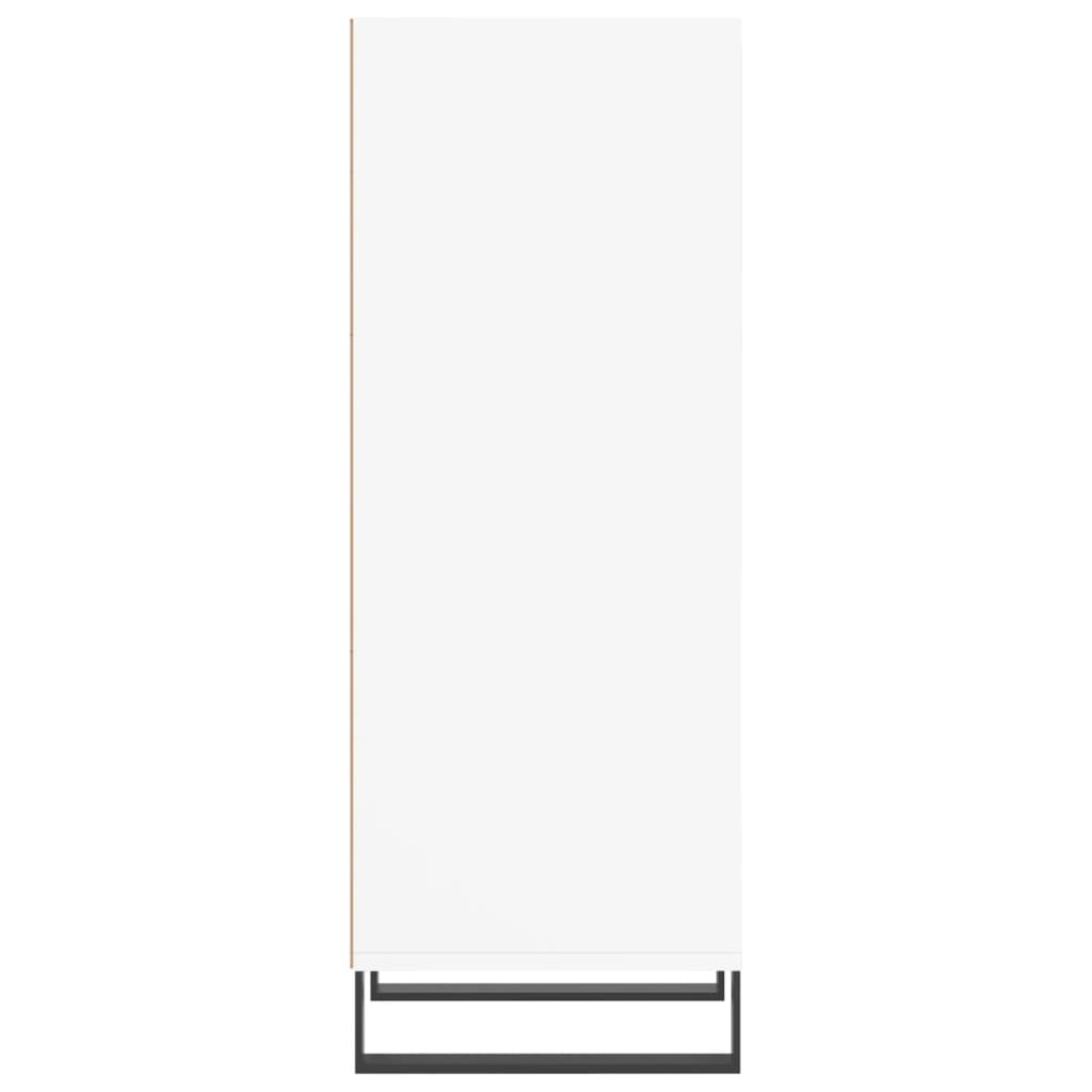 Skænk Hvid 34,5x32,5x90 cm Træ Materiale