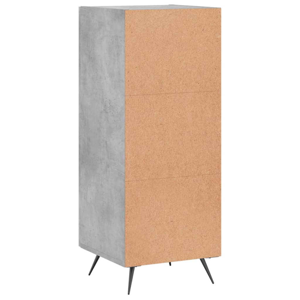 Sideboard Betongrau 34,5x34x90 cm Holzwerkstoff