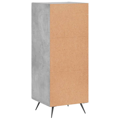 Sideboard Betongrau 34,5x34x90 cm Holzwerkstoff