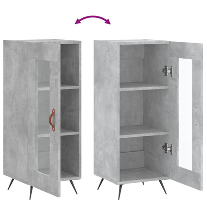 Sideboard Betongrau 34,5x34x90 cm Holzwerkstoff