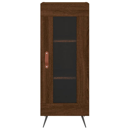 Sideboard Braun Eichen-Optik 34,5x34x90 cm Holzwerkstoff