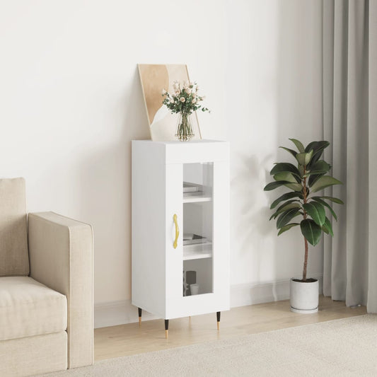 Sideboard Weiß 34,5x34x90 cm Holzwerkstoff