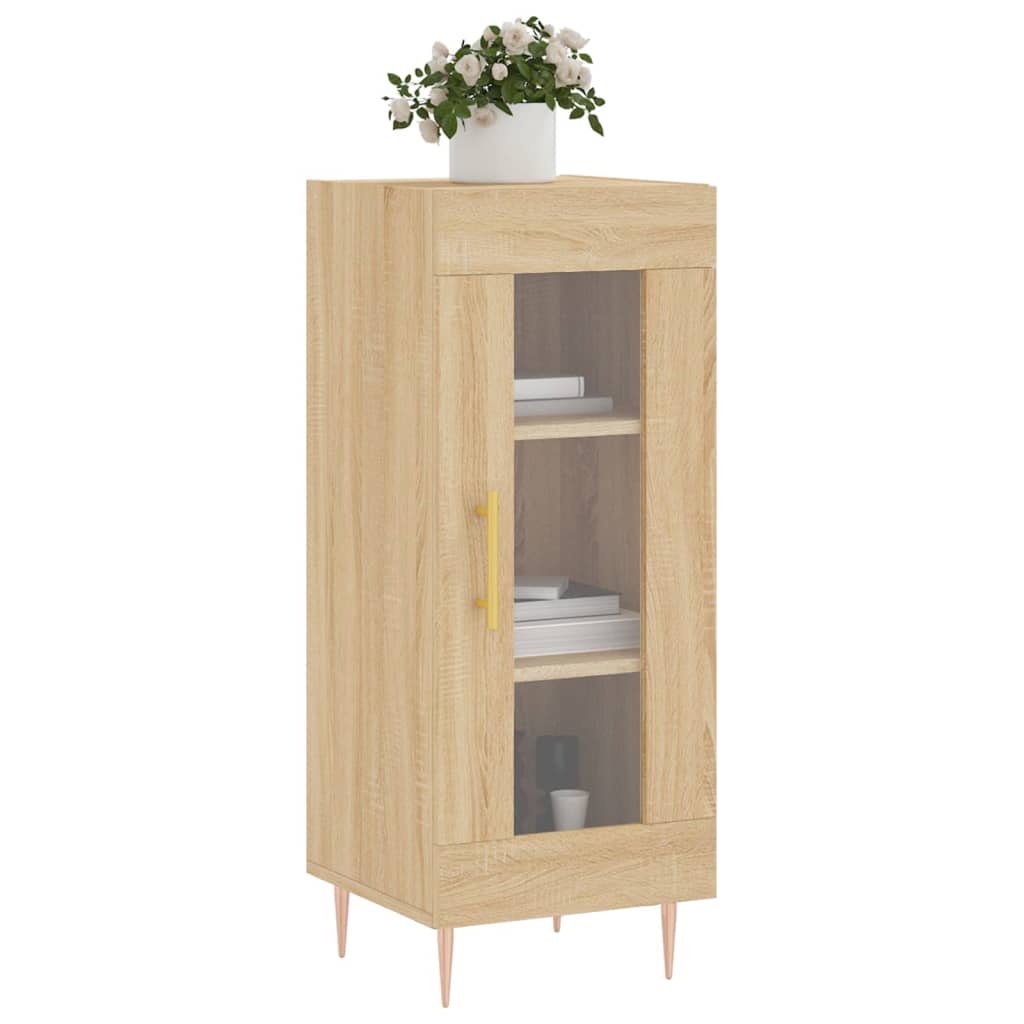 Sideboard Sonoma-Eiche 34,5x34x90 cm Holzwerkstoff