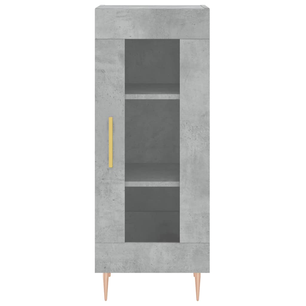 Sideboard Betongrau 34,5x34x90 cm Holzwerkstoff