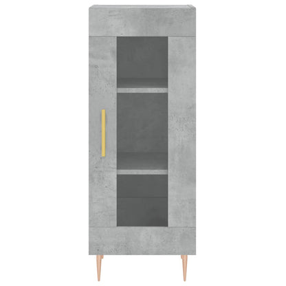 Sideboard Betongrau 34,5x34x90 cm Holzwerkstoff