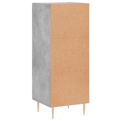Sideboard Betongrau 34,5x34x90 cm Holzwerkstoff
