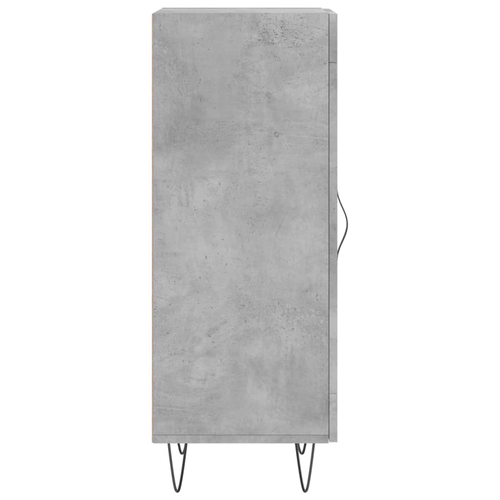 Sideboard Betongrau 34,5x34x90 cm Holzwerkstoff