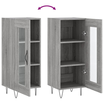 Sideboard Grau Sonoma 34,5x34x90 cm Holzwerkstoff
