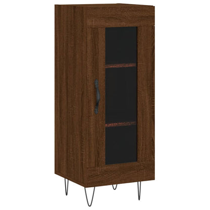 Sideboard Braun Eichen-Optik 34,5x34x90 cm Holzwerkstoff