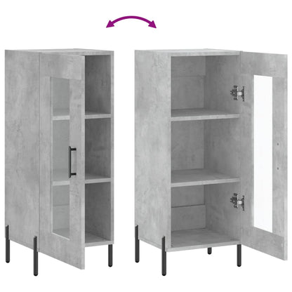 Sideboard Betongrau 34,5x34x90 cm Holzwerkstoff