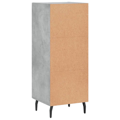 Sideboard Betongrau 34,5x34x90 cm Holzwerkstoff