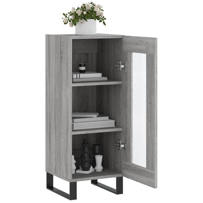Sideboard Grau Sonoma 34,5x34x90 cm Holzwerkstoff