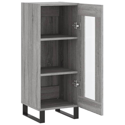 Sideboard Grau Sonoma 34,5x34x90 cm Holzwerkstoff