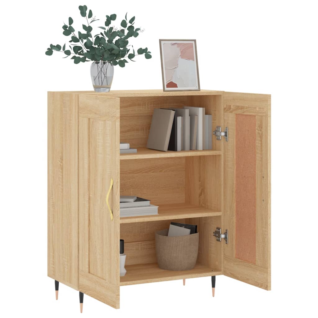 Sideboard Sonoma-Eiche 69,5x34x90 cm Holzwerkstoff