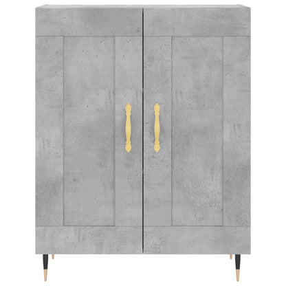 Sideboard Betongrau 69,5x34x90 cm Holzwerkstoff