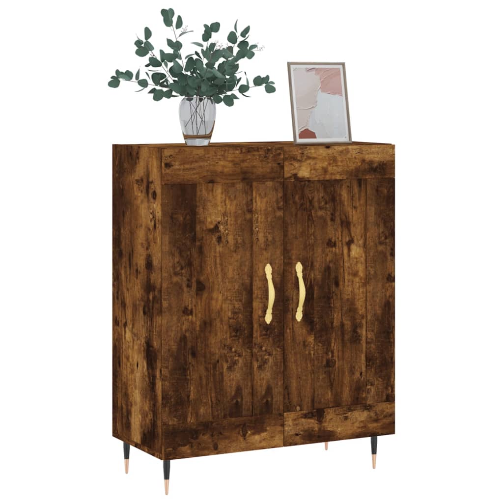 Sideboard Räuchereiche 69,5x34x90 cm Holzwerkstoff