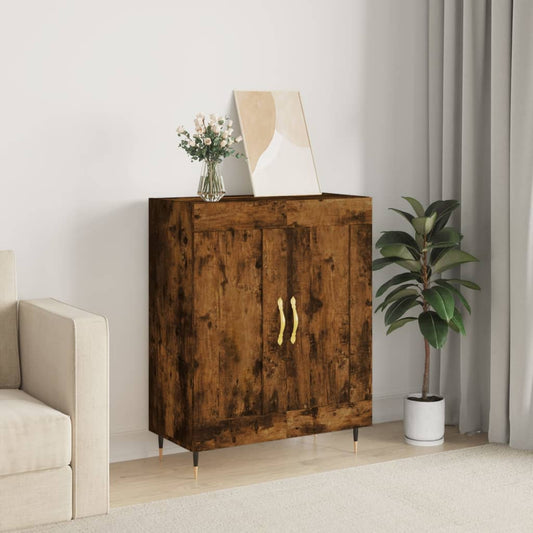 Sideboard Räuchereiche 69,5x34x90 cm Holzwerkstoff