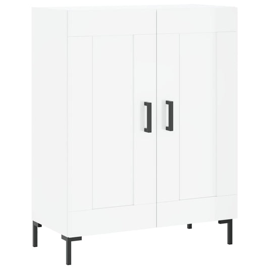 Sideboard Hochglanz-Weiß 69,5x34x90 cm Holzwerkstoff