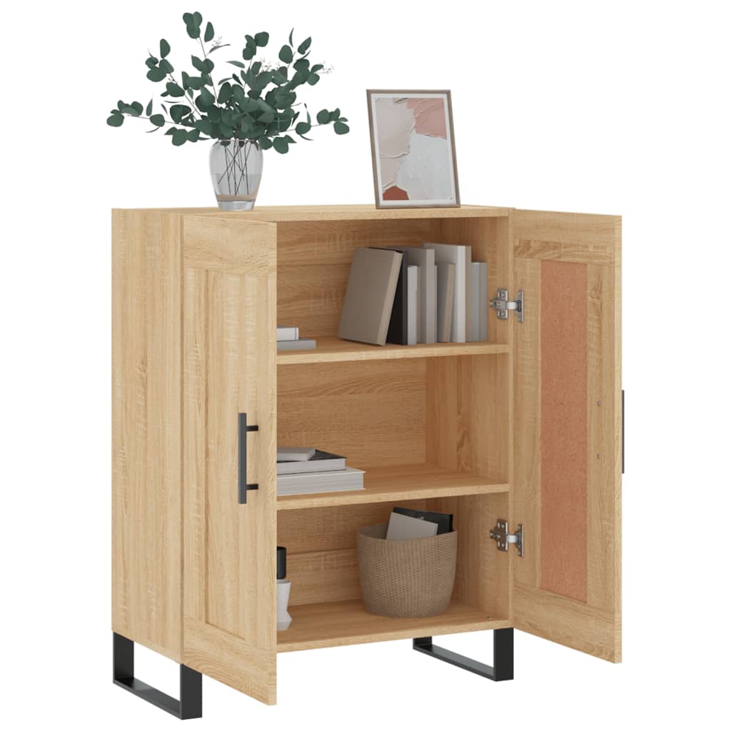 Sideboard Sonoma-Eiche 69,5x34x90 cm Holzwerkstoff