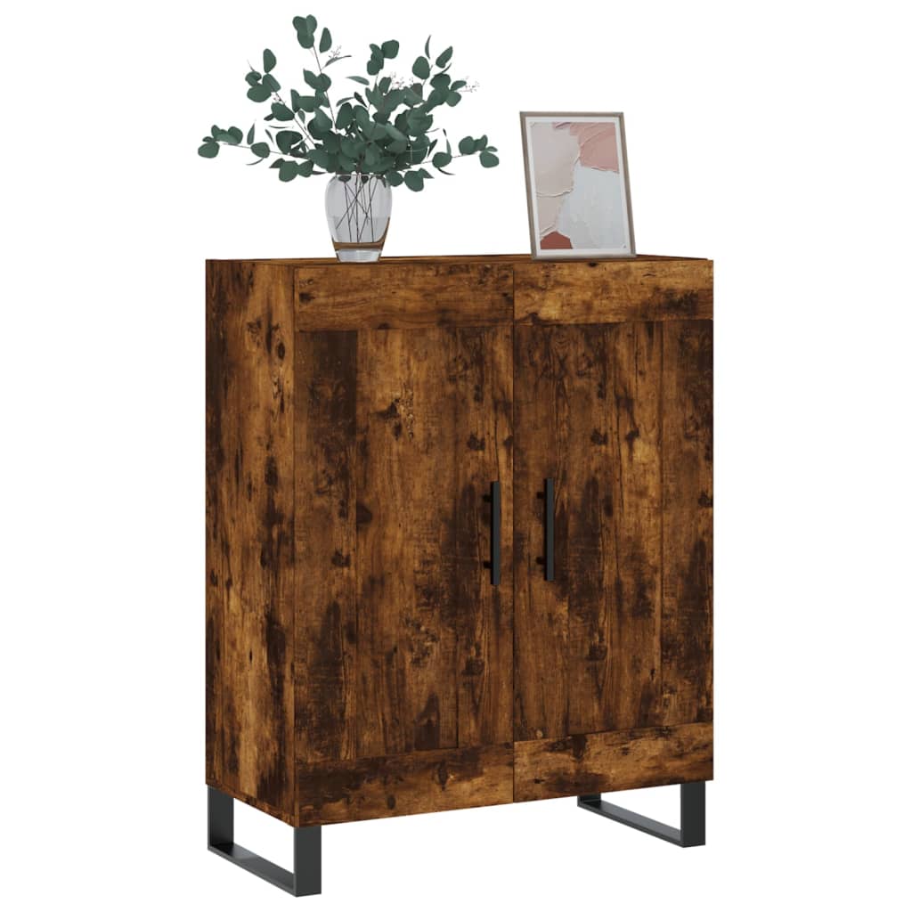 Sideboard Räuchereiche 69,5x34x90 cm Holzwerkstoff