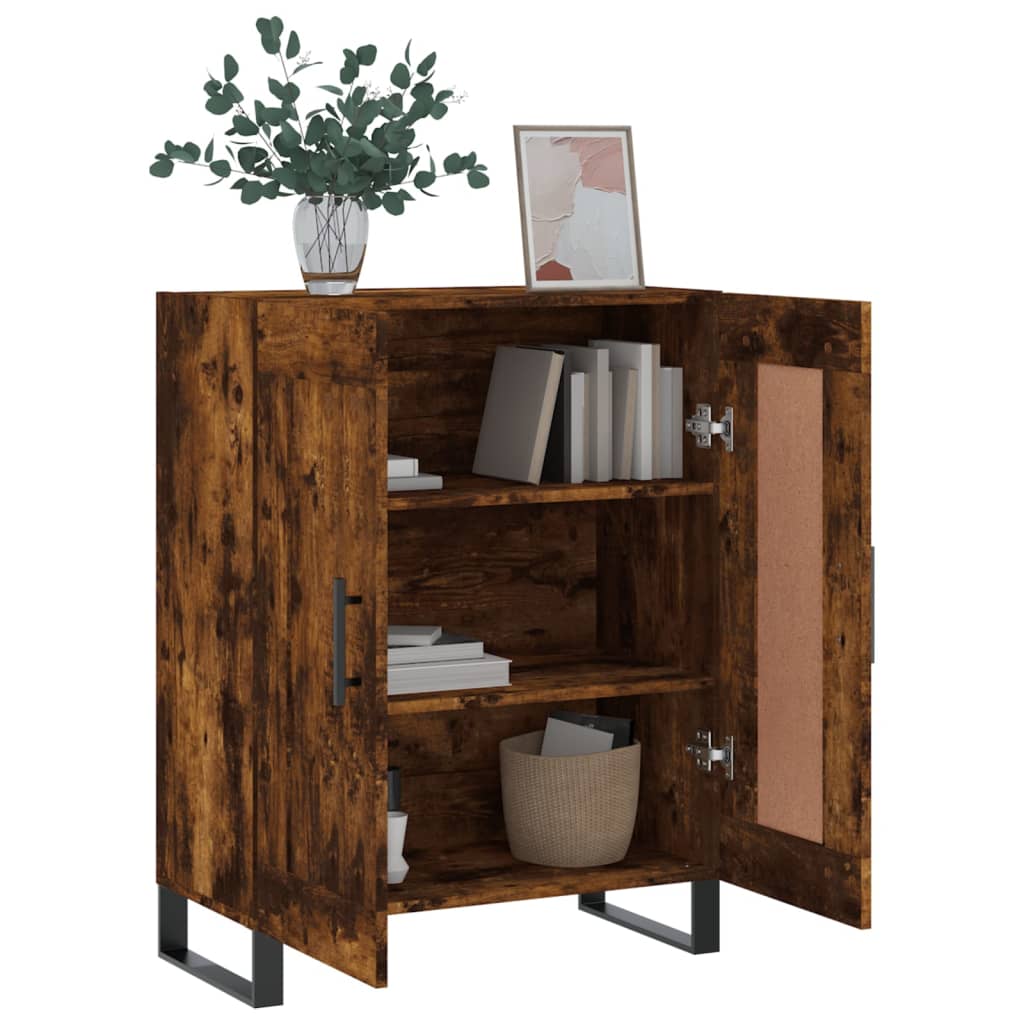 Sideboard Räuchereiche 69,5x34x90 cm Holzwerkstoff