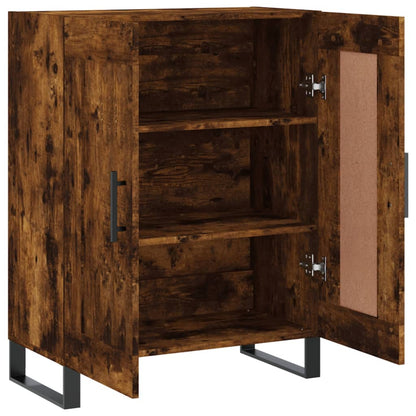 Sideboard Räuchereiche 69,5x34x90 cm Holzwerkstoff