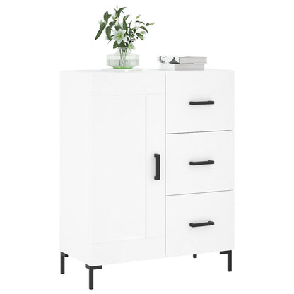 Skænk Hvid 69,5x34x90 cm Træ Materiale