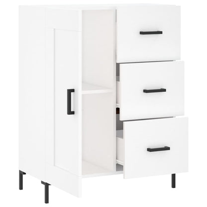 Skænk Hvid 69,5x34x90 cm Træ Materiale
