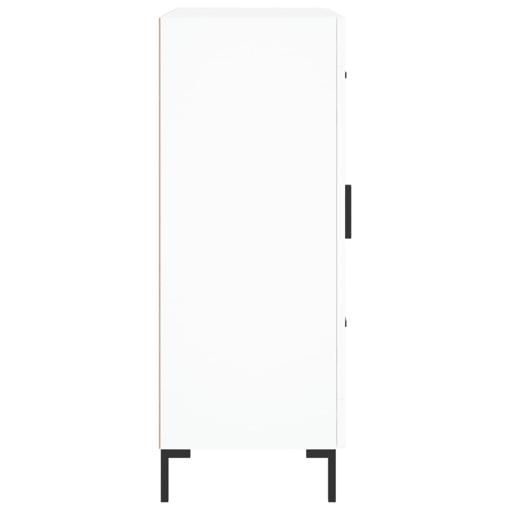 Skænk Hvid 69,5x34x90 cm Træ Materiale