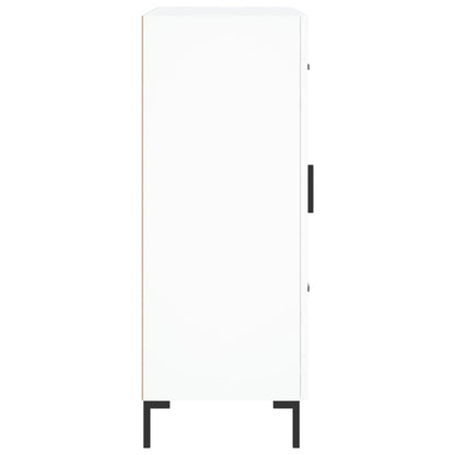 Skænk Hvid 69,5x34x90 cm Træ Materiale