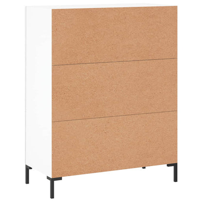 Skænk Hvid 69,5x34x90 cm Træ Materiale