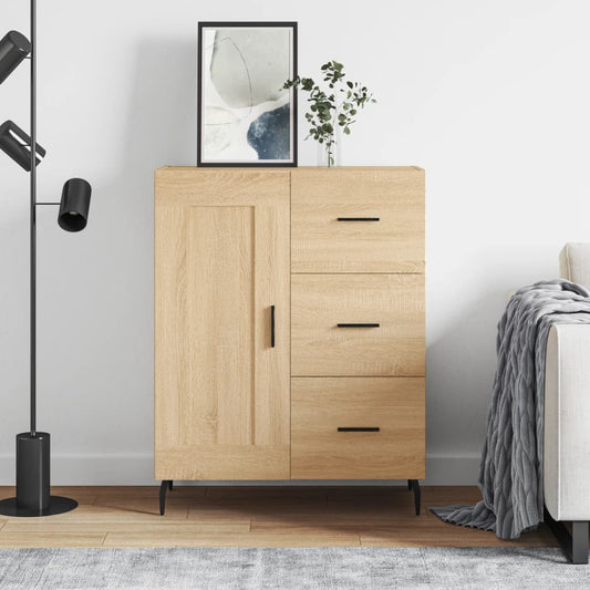 Sideboard Sonoma-Eiche 69,5x34x90 cm Holzwerkstoff