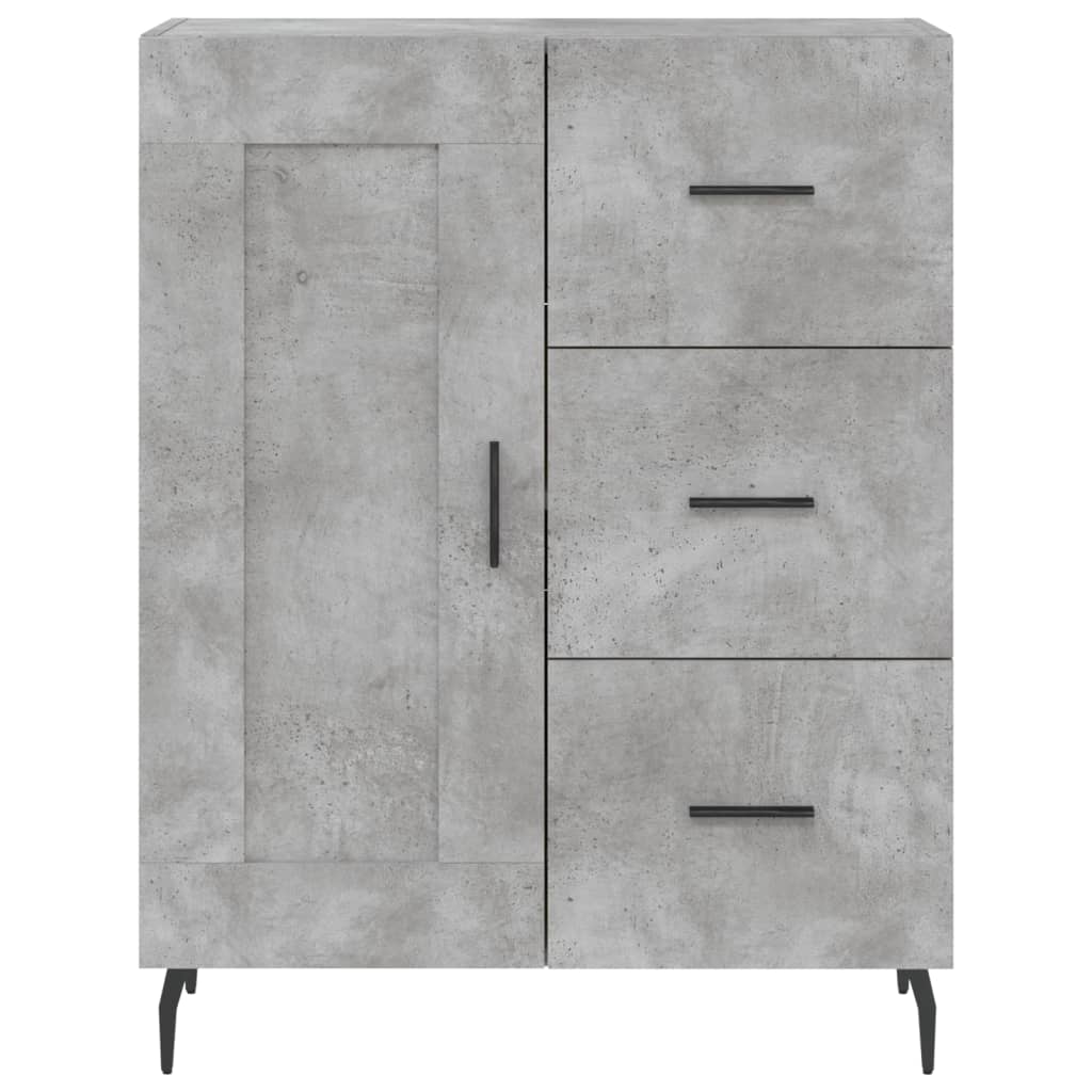 Sideboard Betongrau 69,5x34x90 cm Holzwerkstoff