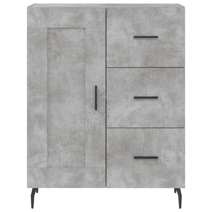Sideboard Betongrau 69,5x34x90 cm Holzwerkstoff